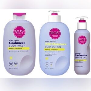 eos Shea Better Vanilla Cashmere Body Wash Set - Purple